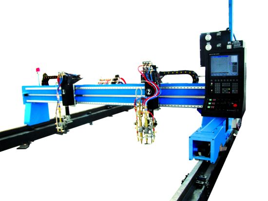 CNC plasma bidezko makina eramangarria eta makina automatikoko makina ebaketa Steel Track-ekin