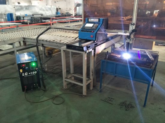 Txina Carbon Steel / altzairu herdoilgaitza CNC plasma ebaketa makina prezioa