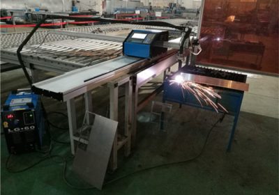 Txinan fabrikatzailea Kontrolatu ordenagailua CNC Plasma Cutter ebaki aluminiozko altzairu herdoilgaitza erabiltzeko / Iron / Metal